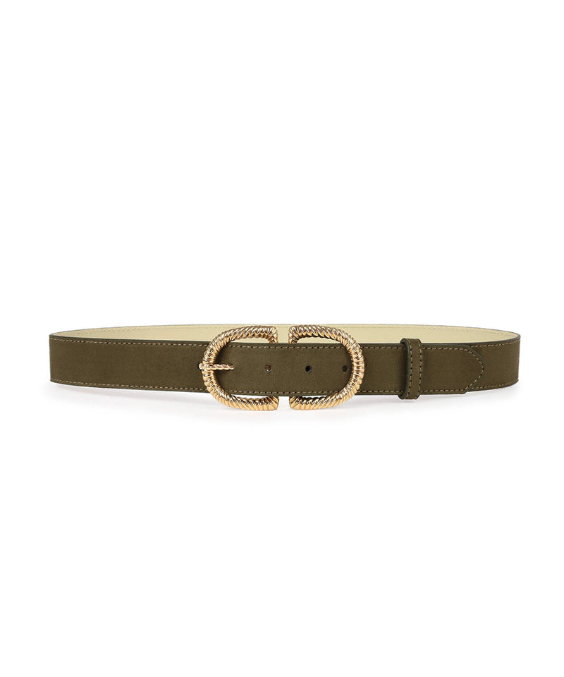 Ipekyol Buckle Detail Belt Khaki