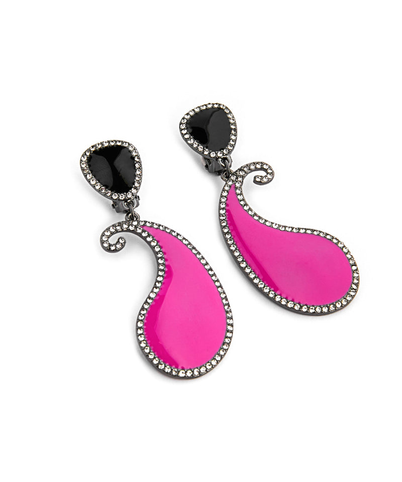 Ipekyol Fluid Form Earrings Pink