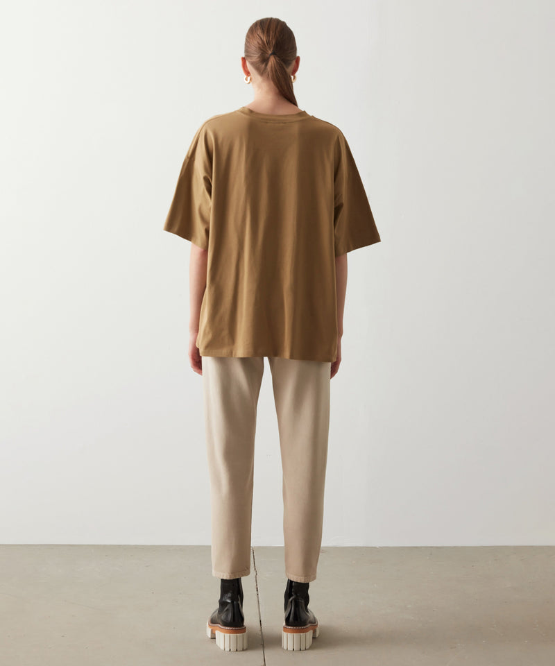 Ipekyol Slogan Print Oversized T-Shirt Natural