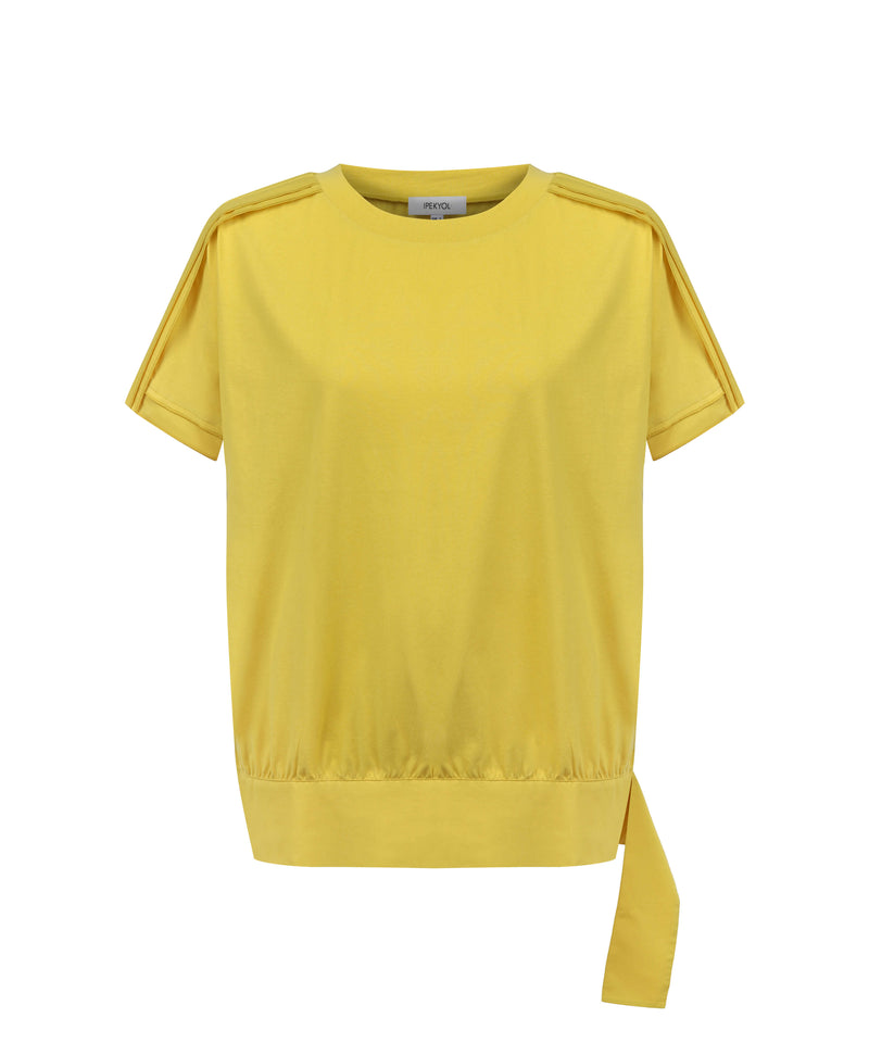 Ipekyol Shoulder Detail T-Shirt Yellow