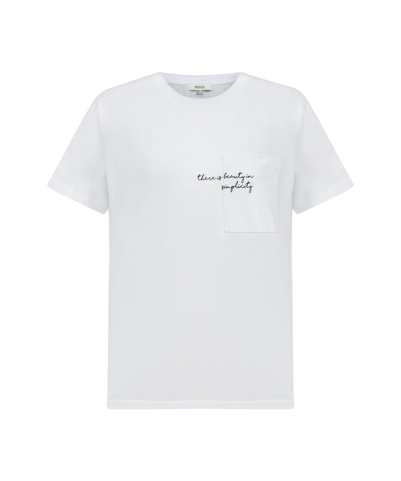 Ipekyol Slogan Print T-Shirt White