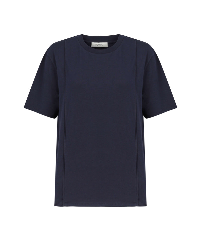 Ipekyol Basic T-Shirt Navy