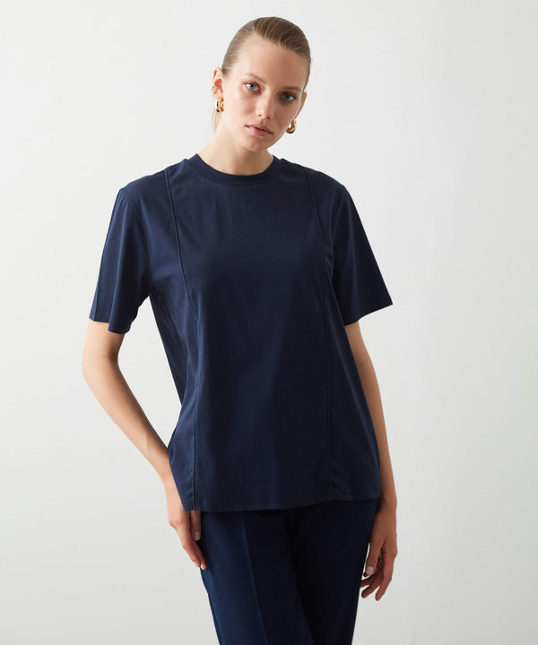 Ipekyol Basic T-Shirt Navy