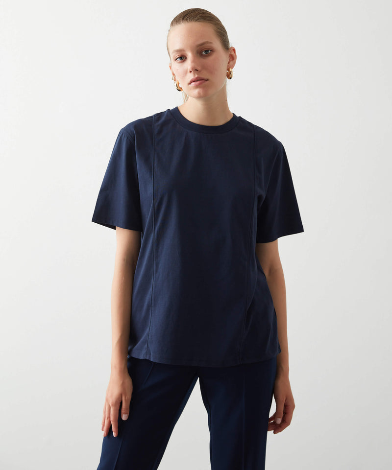 Ipekyol Basic T-Shirt Navy