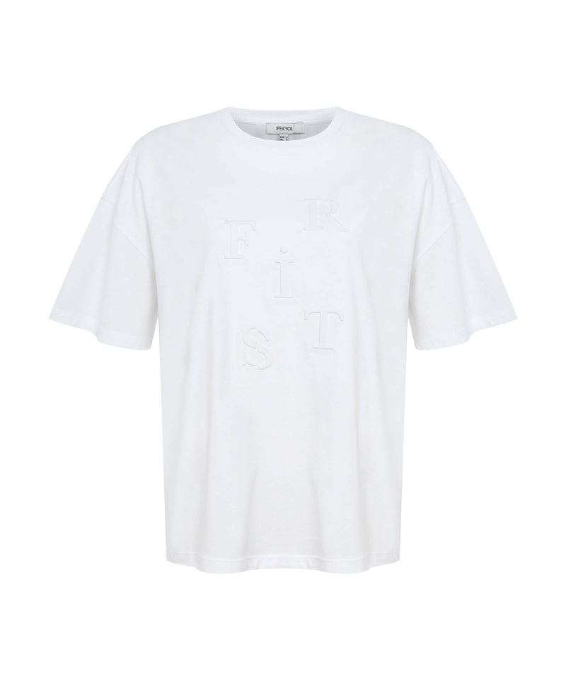 Ipekyol Slogan Print T-Shirt White