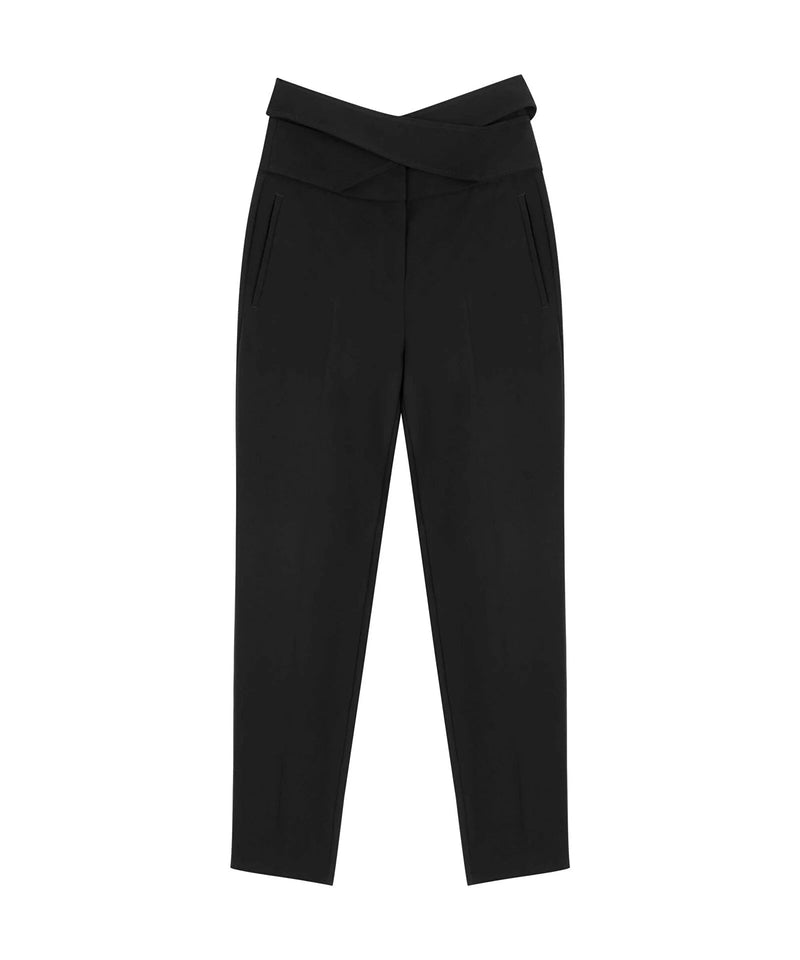 Ipekyol Cross Belt Waist Solid Trouser Black