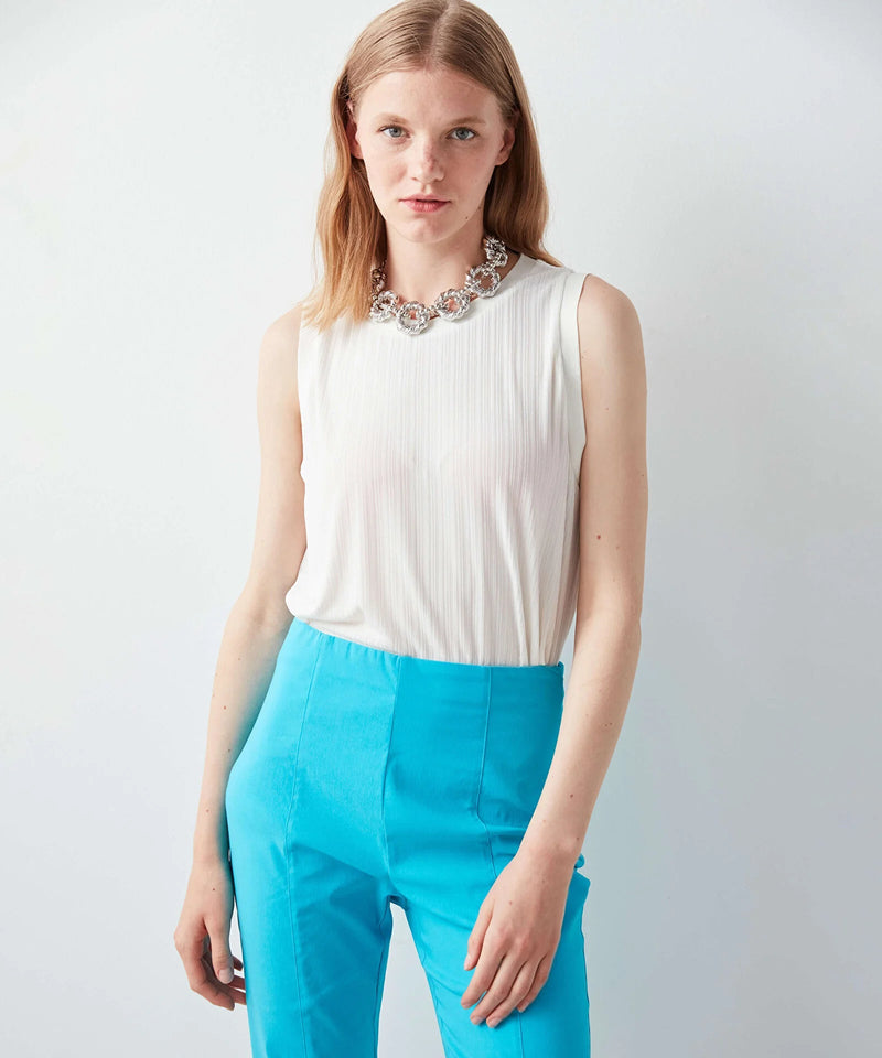 Ipekyol Solid High Waist Trouser Blue