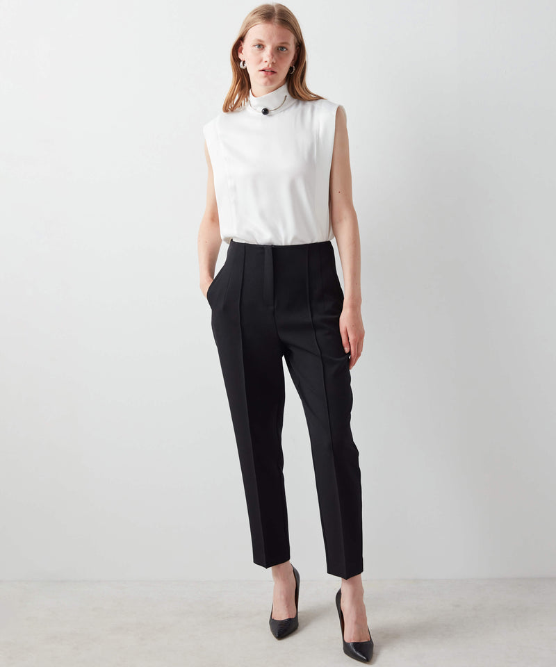 Ipekyol High Waist Cigarette Trouser Black