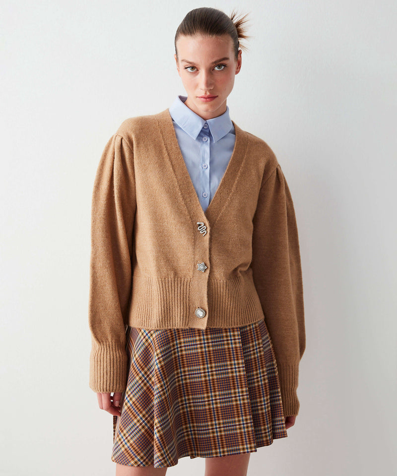 Ipekyol Plaid Mini Skirt Natural