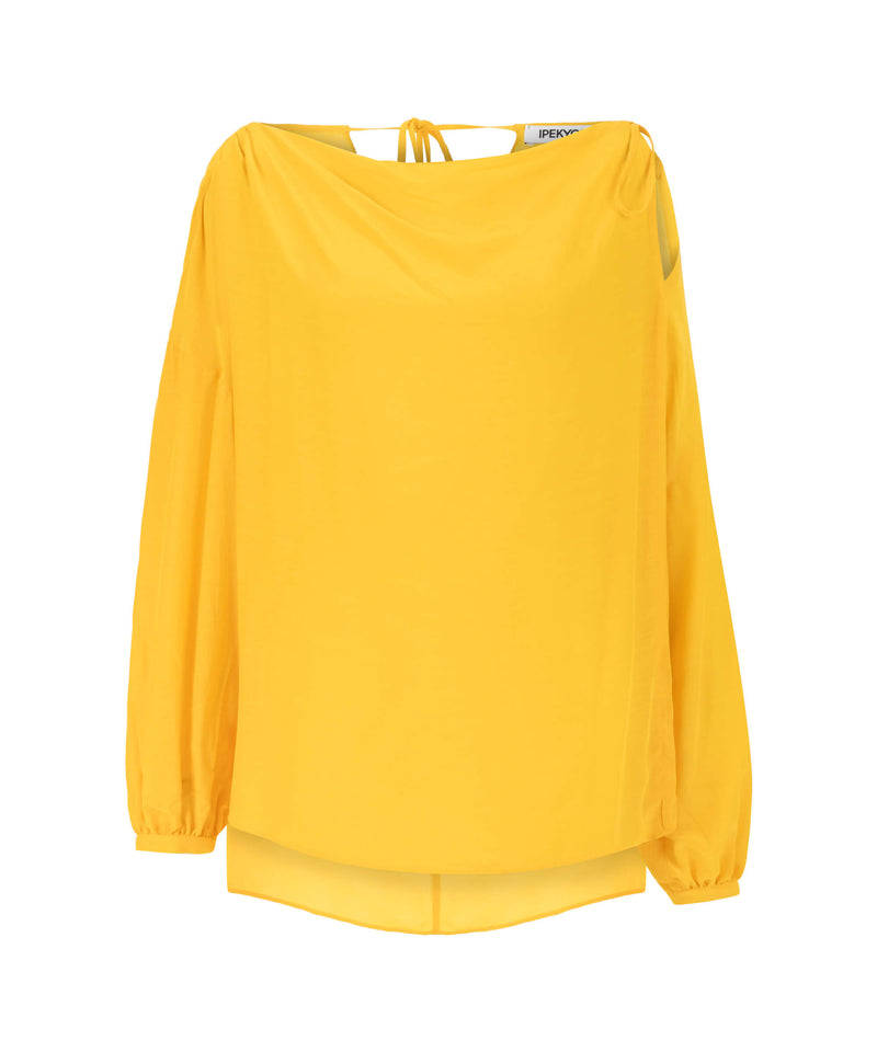 Ipekyol Stylish Self Tie Blouse Yellow