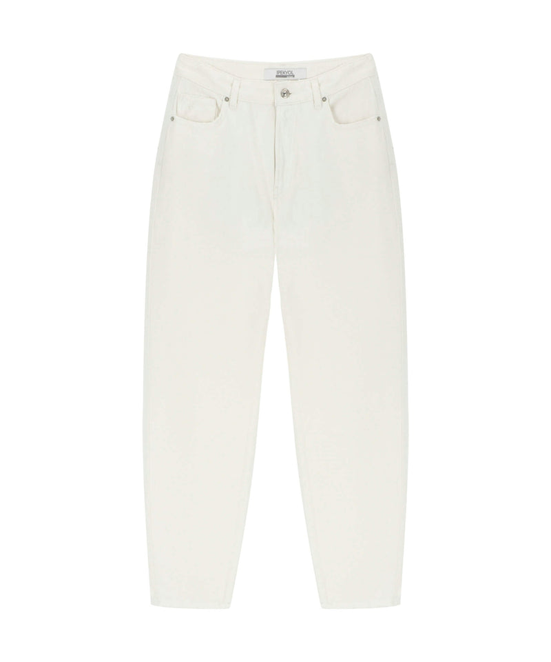 Ipekyol Single Tone Mom Fit Jeans White