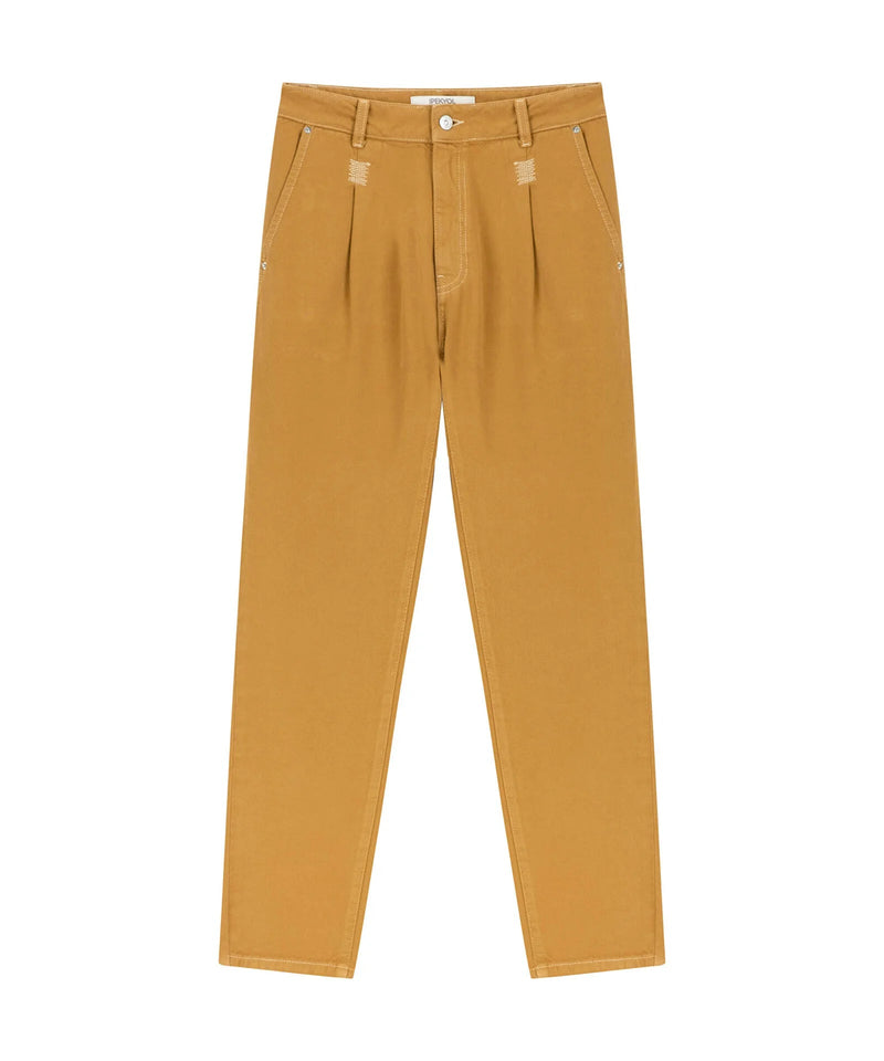 Ipekyol Single Tone Denim Pants Mustard