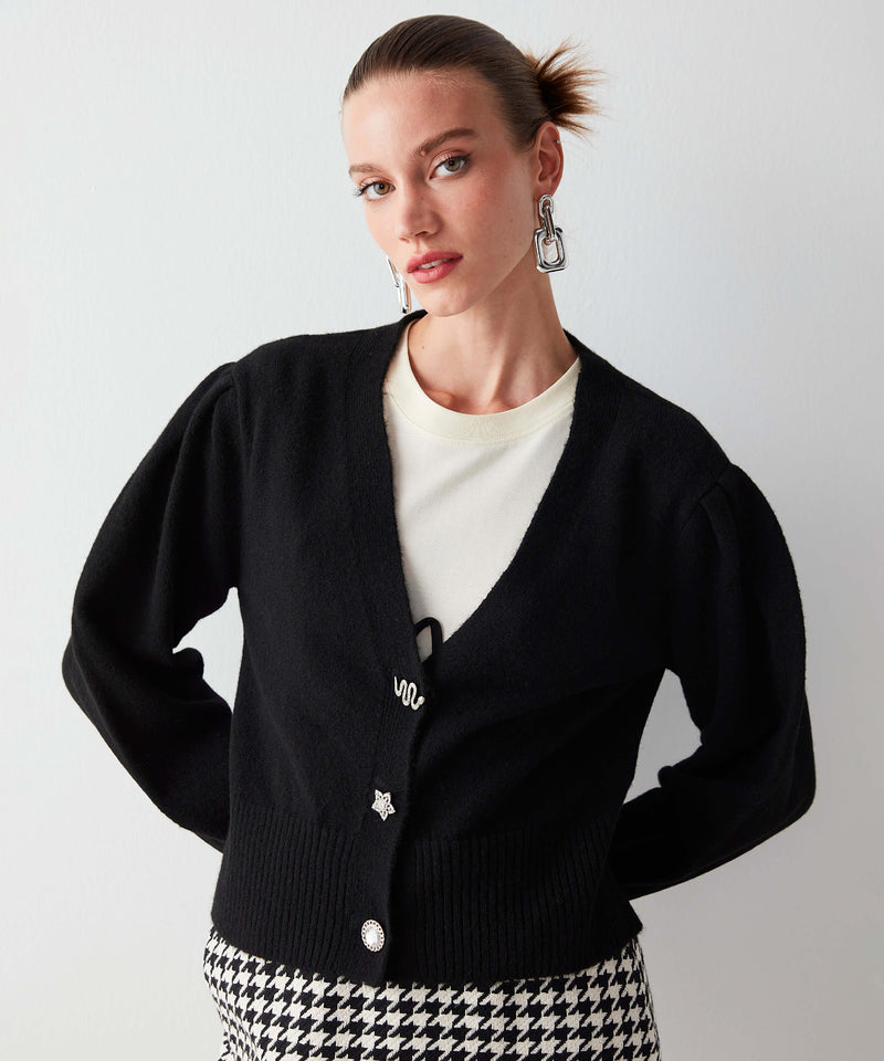 Ipekyol Cardigan With Button Accessories Black