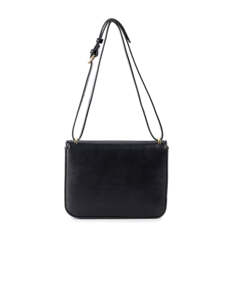 Ipekyol Monogram Metal Buckle Bag Black