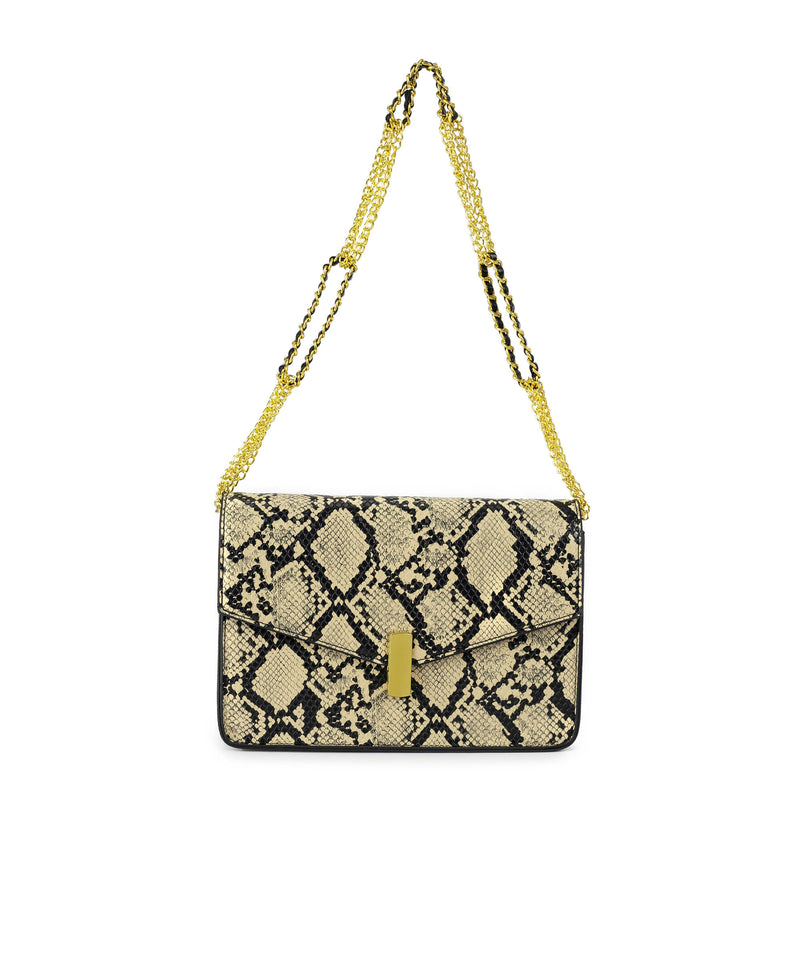 Ipekyol Snake Skin Pattern Bag Beige