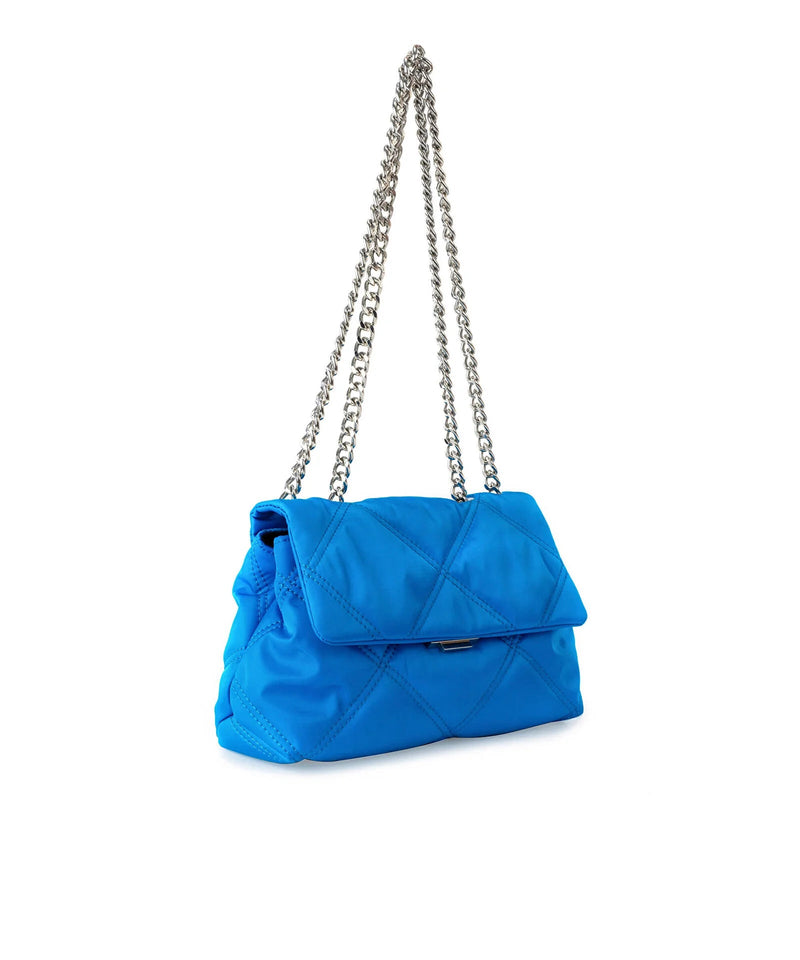 Ipekyol Quilted Bag With Metal Chain Blue