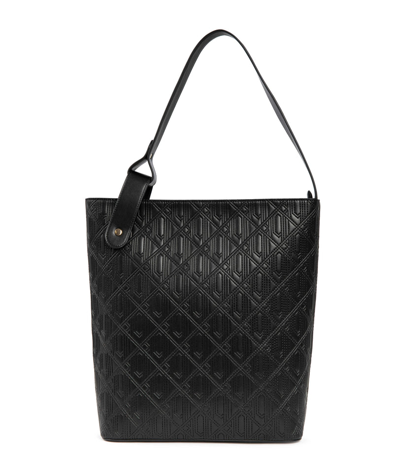 Ipekyol Monogram Pattern Bag Black