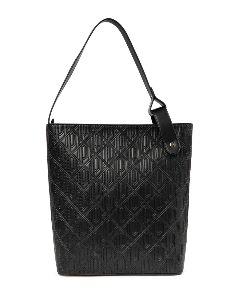 Ipekyol Monogram Pattern Bag Black