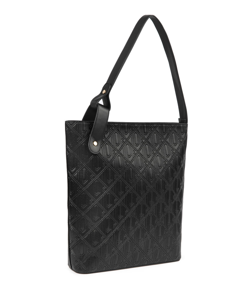 Ipekyol Monogram Pattern Bag Black