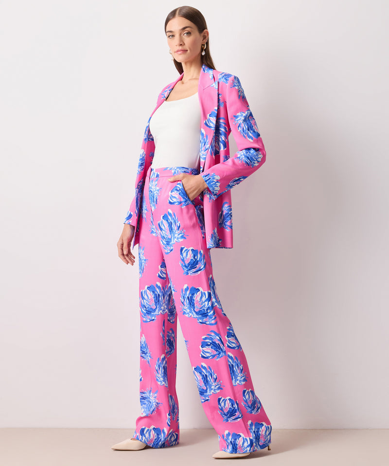 Ipekyol Printed High Waist Trousers Pink