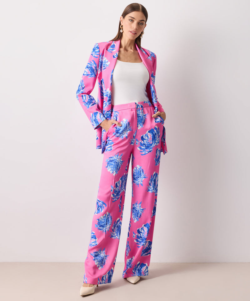 Ipekyol Printed High Waist Trousers Pink