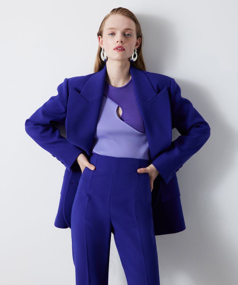 Ipekyol Carrot Fit Solid Trousers Purple