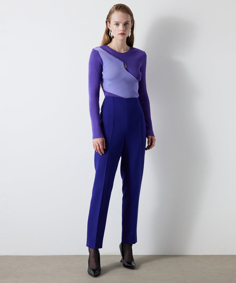 Ipekyol Carrot Fit Solid Trousers Purple