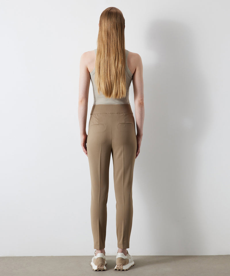 Ipekyol Skinny Fit High Waist Trousers Brown