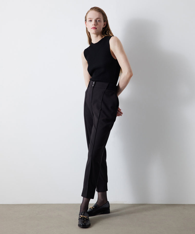 Ipekyol Elastic Waist Trousers Black