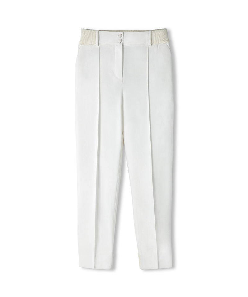 Ipekyol Elastic Waist Trousers Ecru