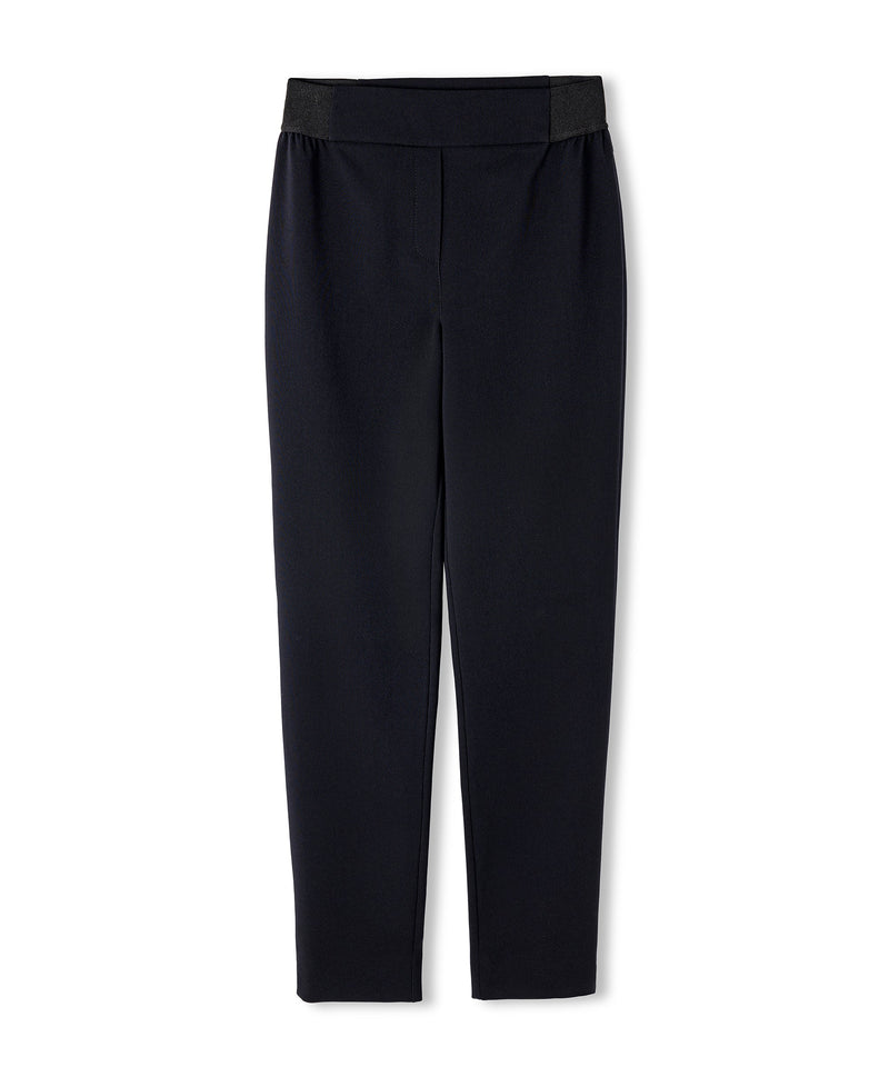 Ipekyol Trousers With Elastic Waist Navy