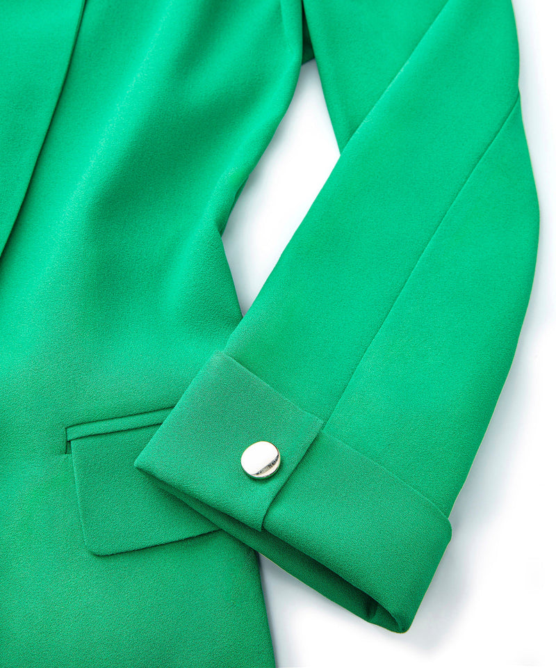 Ipekyol Long Sleeve Flowy Blazer Green