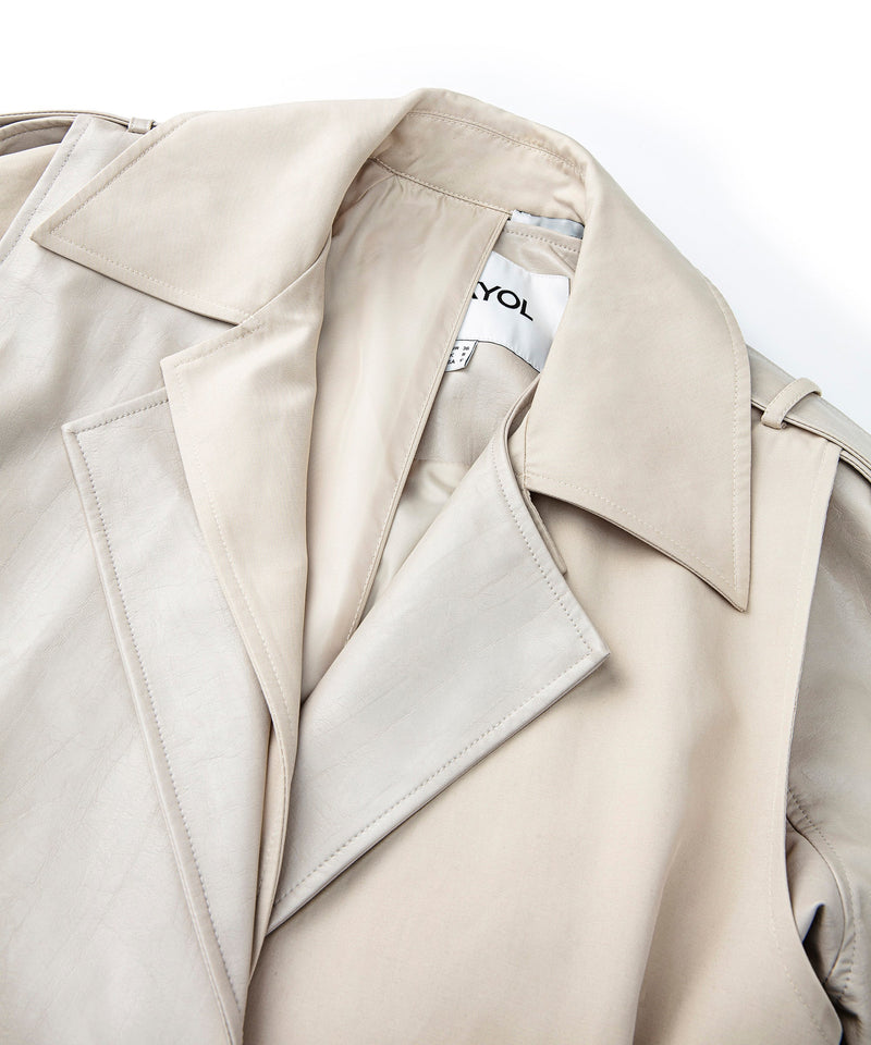 Ipekyol Two Piece Look Trench Coat Stone