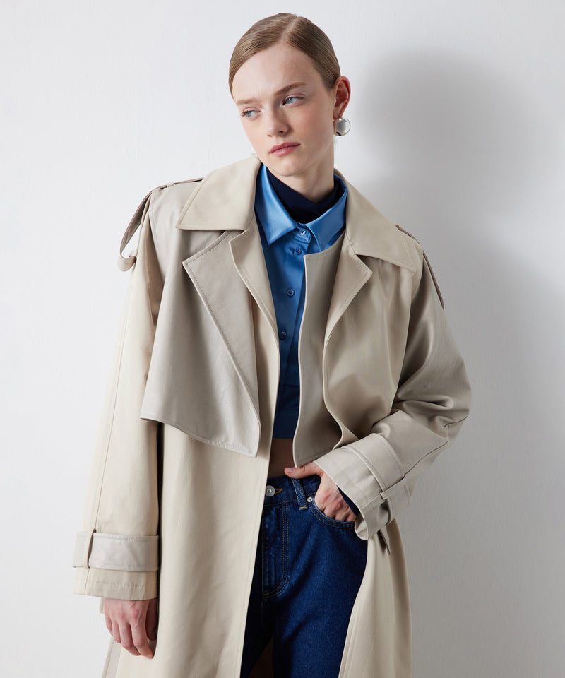 Ipekyol Two Piece Look Trench Coat Stone