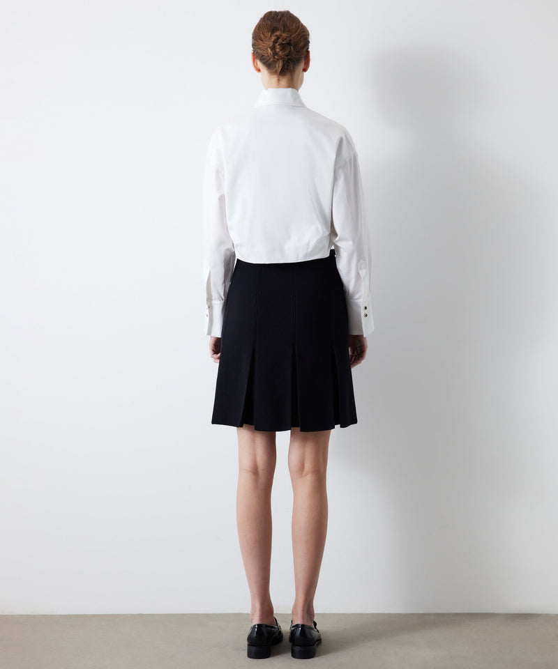 Ipekyol Pleated Crop Shirt White