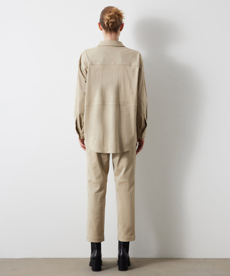 Ipekyol Suede Shirt Beige