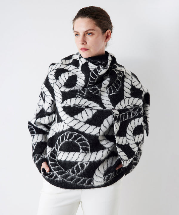 Ipekyol Sweater With Scarf Accessory White