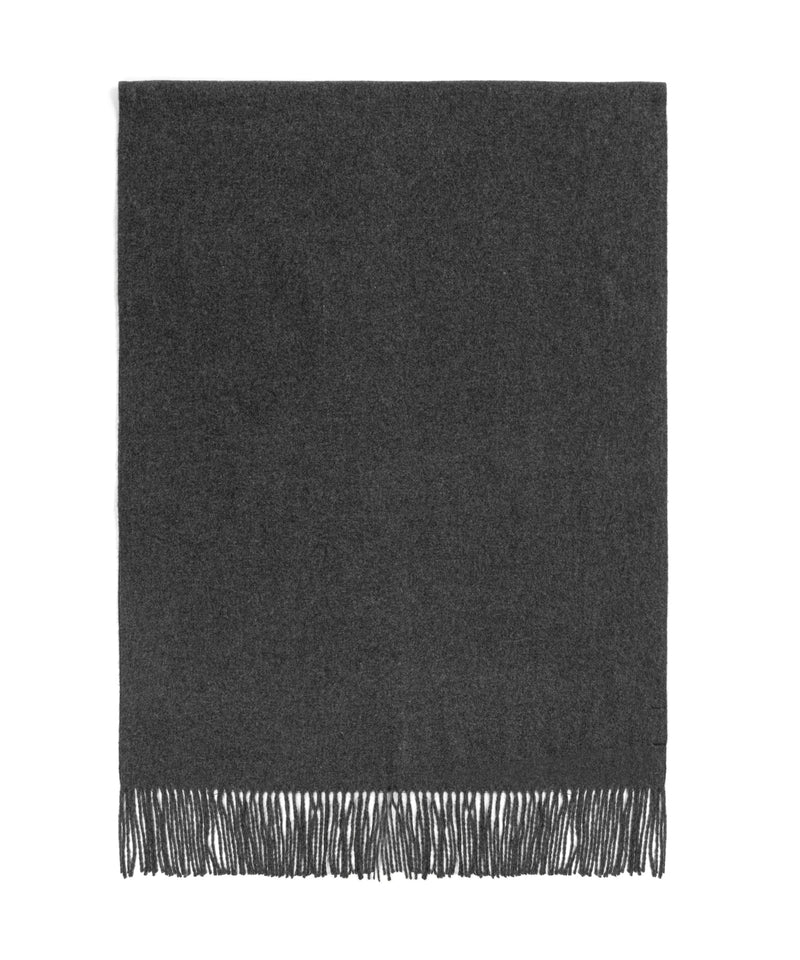 Ipekyol Basic Scarf With Fringes Dark Grey