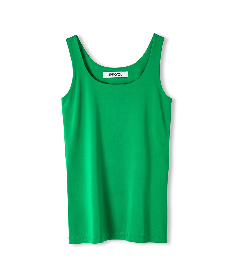 Ipekyol Solid Basic Tank Tops Green