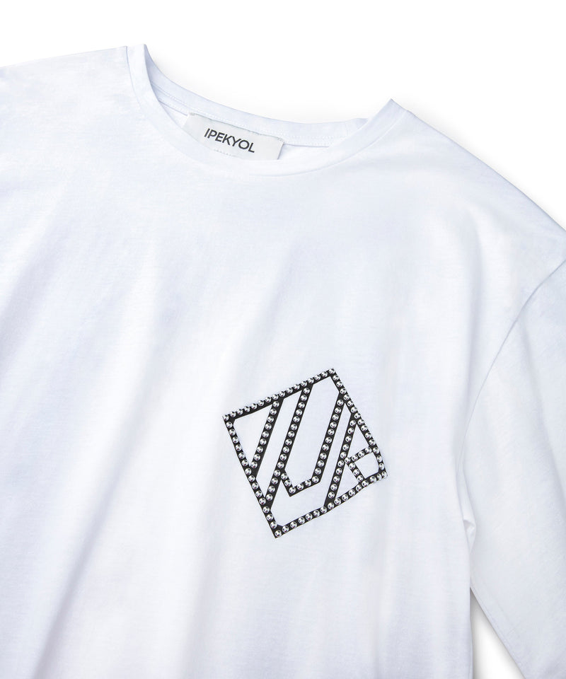 Ipekyol Monogram Print T-Shirt White