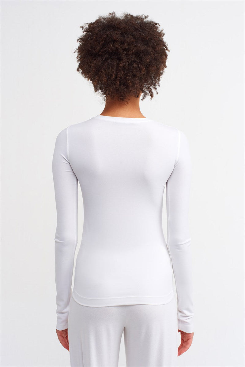 Nu Long Sleeve T-Shirt Milk