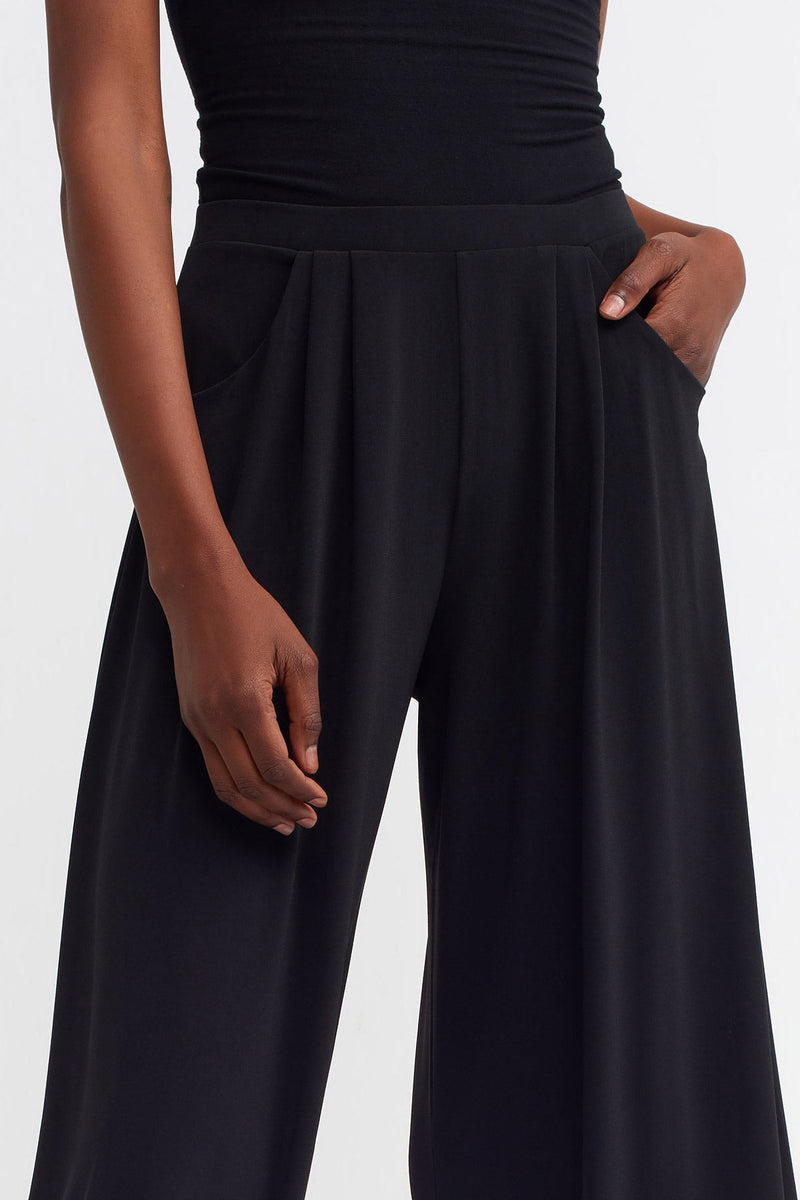 Nu  Basic Elastic Waist Trouser Black