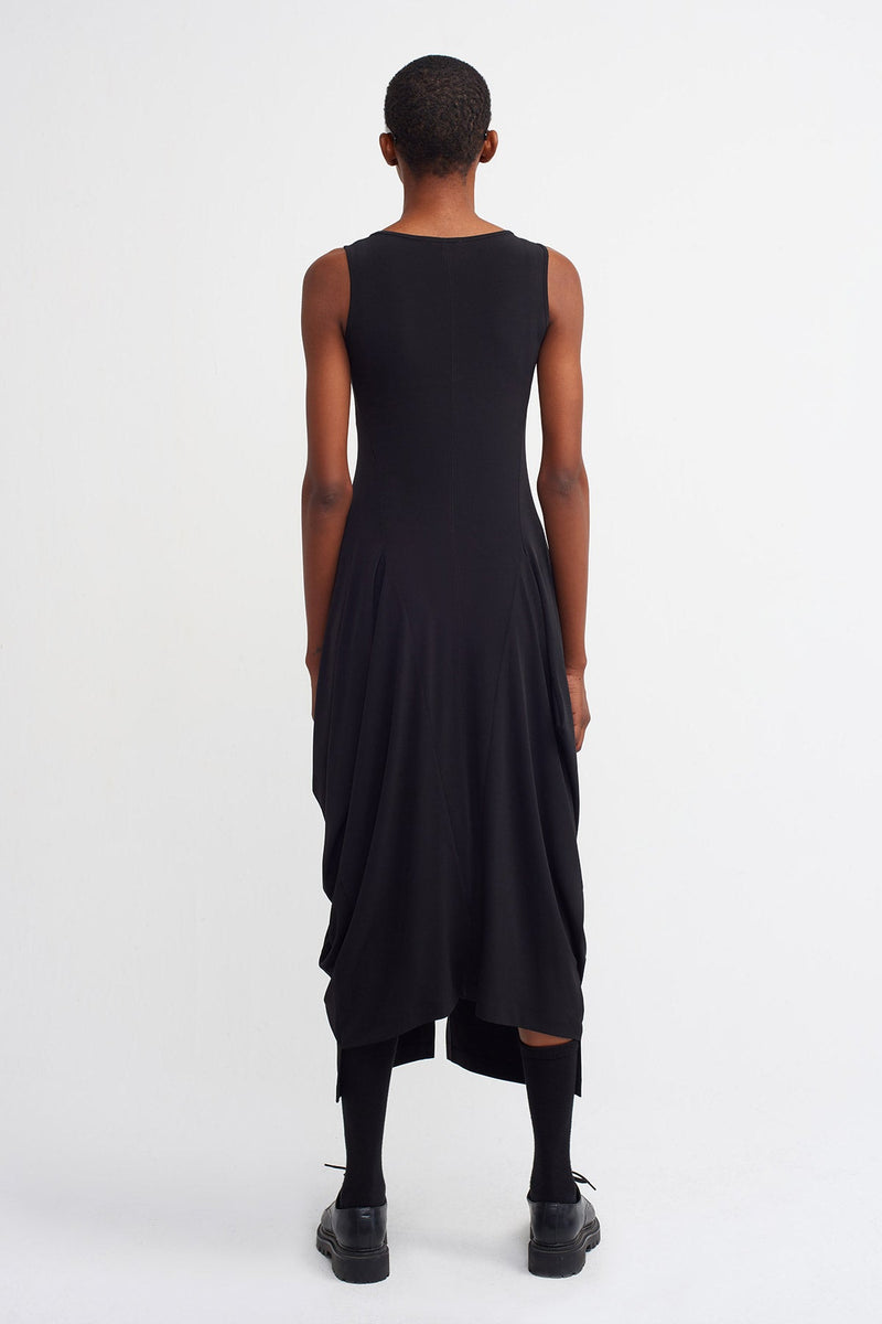 Nu  Basic Sleeveless Dress Black