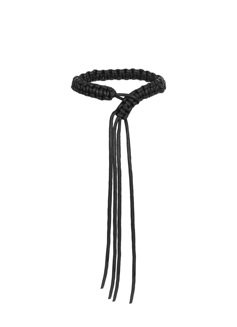 Nu Braided Detail Belt Black