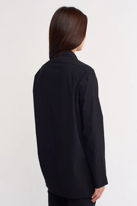 Nu Double-Pocket Shirt Jacket Black