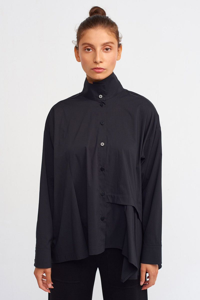 Nu Lightweight Button Up Shirt Black