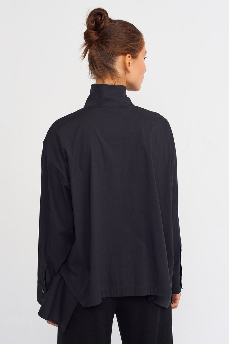 Nu Lightweight Button Up Shirt Black