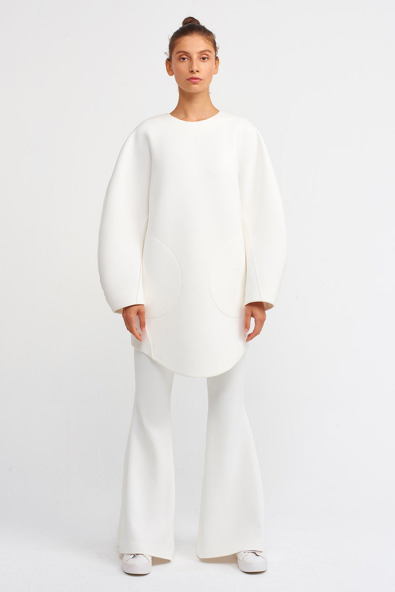 Nu Oversize Scuba Outerwear White