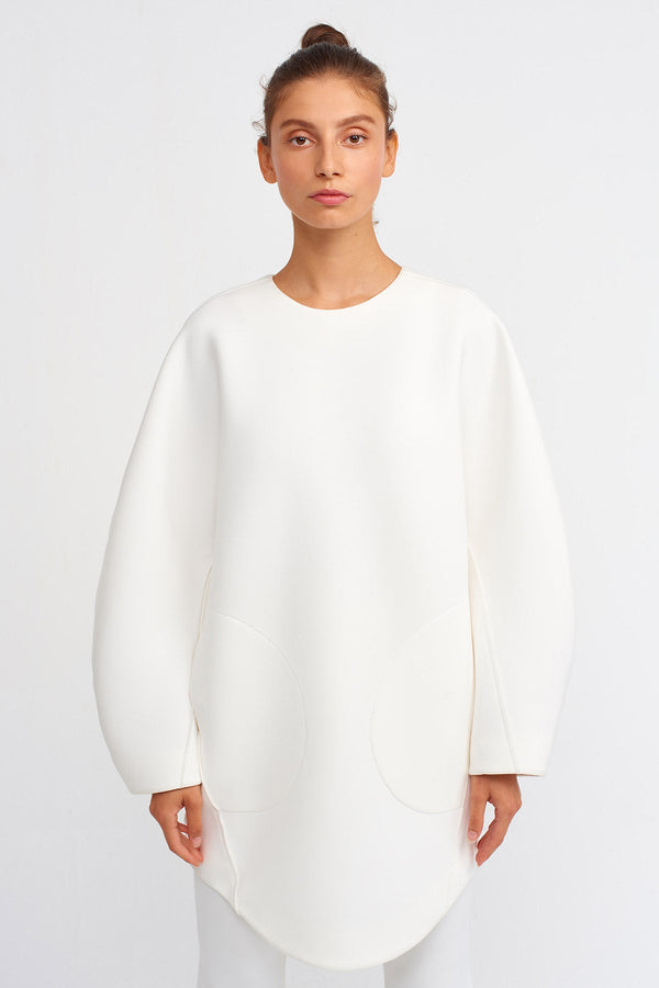 Nu Oversize Scuba Outerwear White