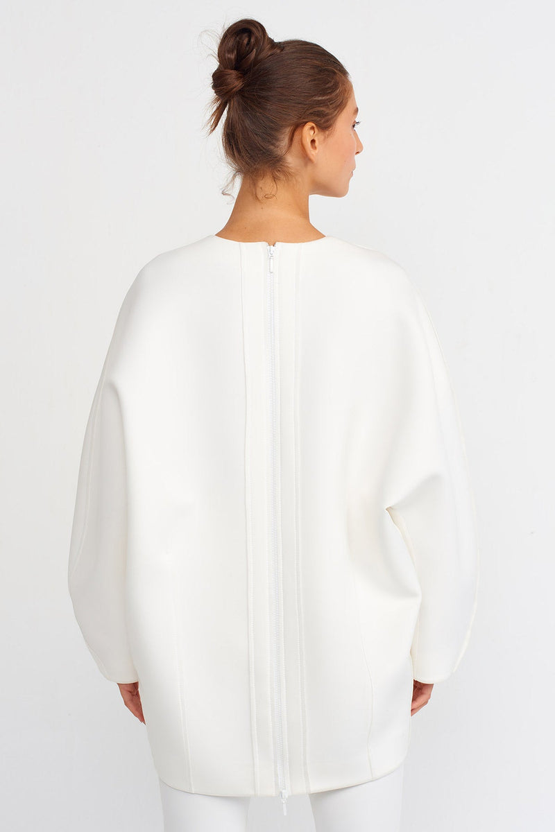 Nu Oversize Scuba Outerwear White